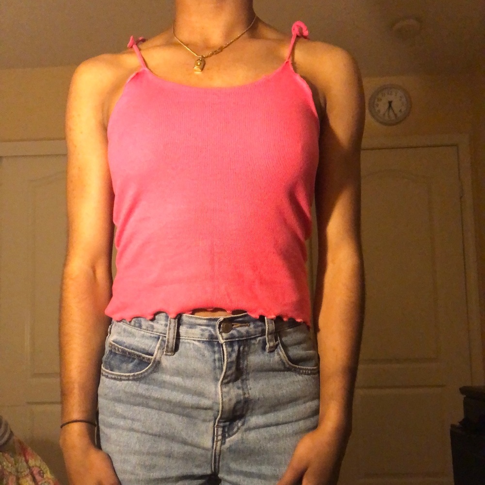 Tie up tank top